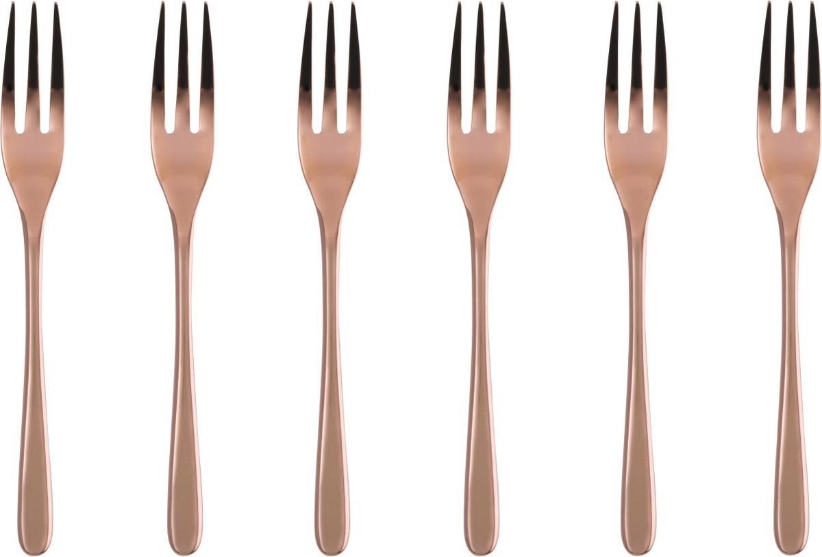 Sambonet Gebaksvorkjes Taste Koper 6 Stuks