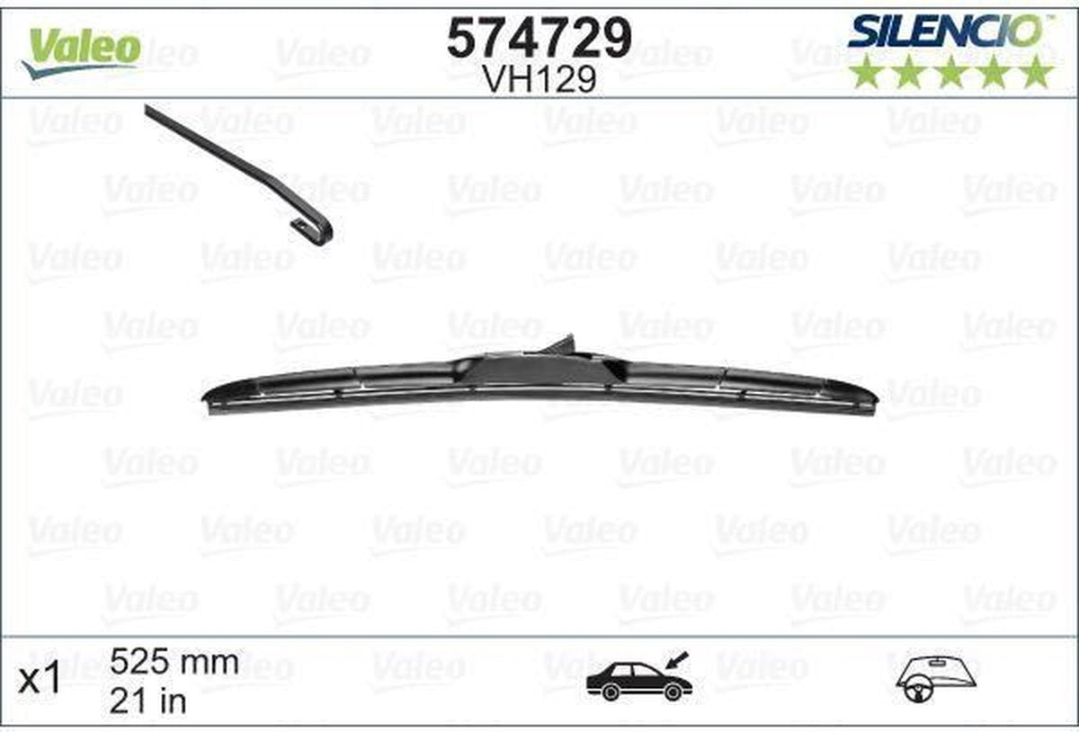 Valeo Wiper vm129and lave-glaces Wiper and 475mm