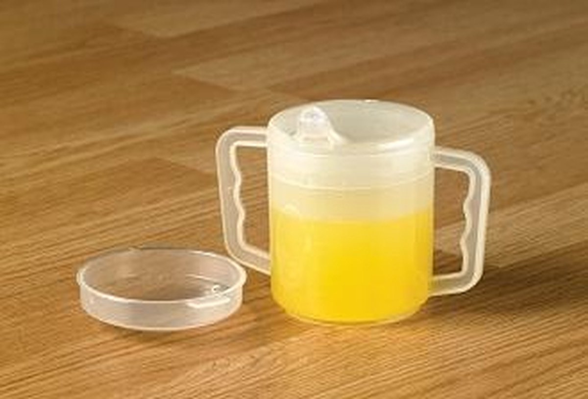 Beker 2 handvatten en 2 tuitjes 270 ml (per 2)