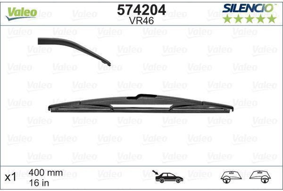 VALEO ruitenwissers VR46 X1 574204
