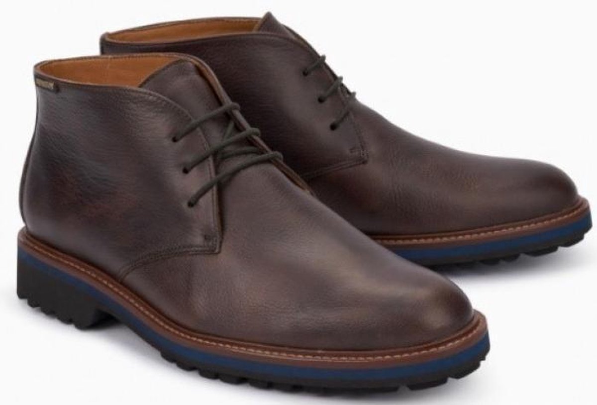 Mephisto BERTO Heren Enkellaars - Donkerbruin - Maat 46