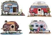 Grappig Vogelhuisje Caravan | 17 x 28 x 18 cm