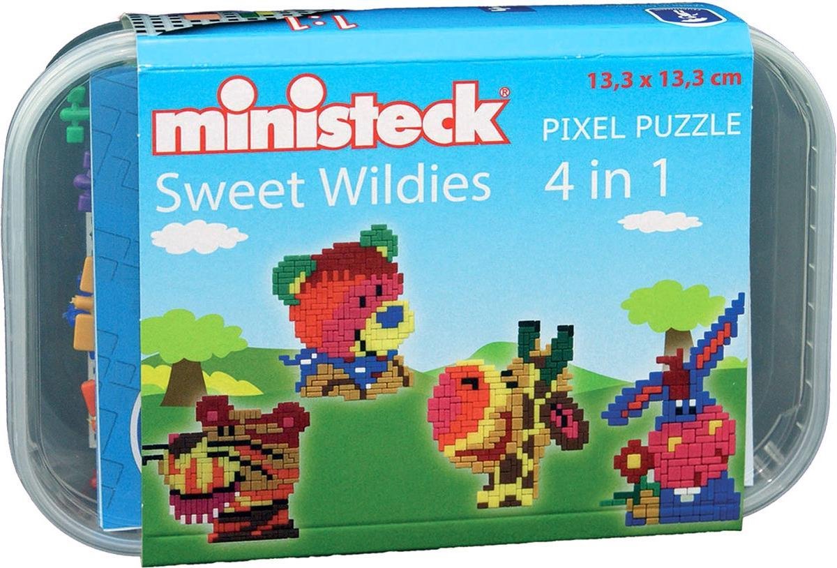 Ministeck: Sweet Wildies 4 in 1 - ca. 510 delen