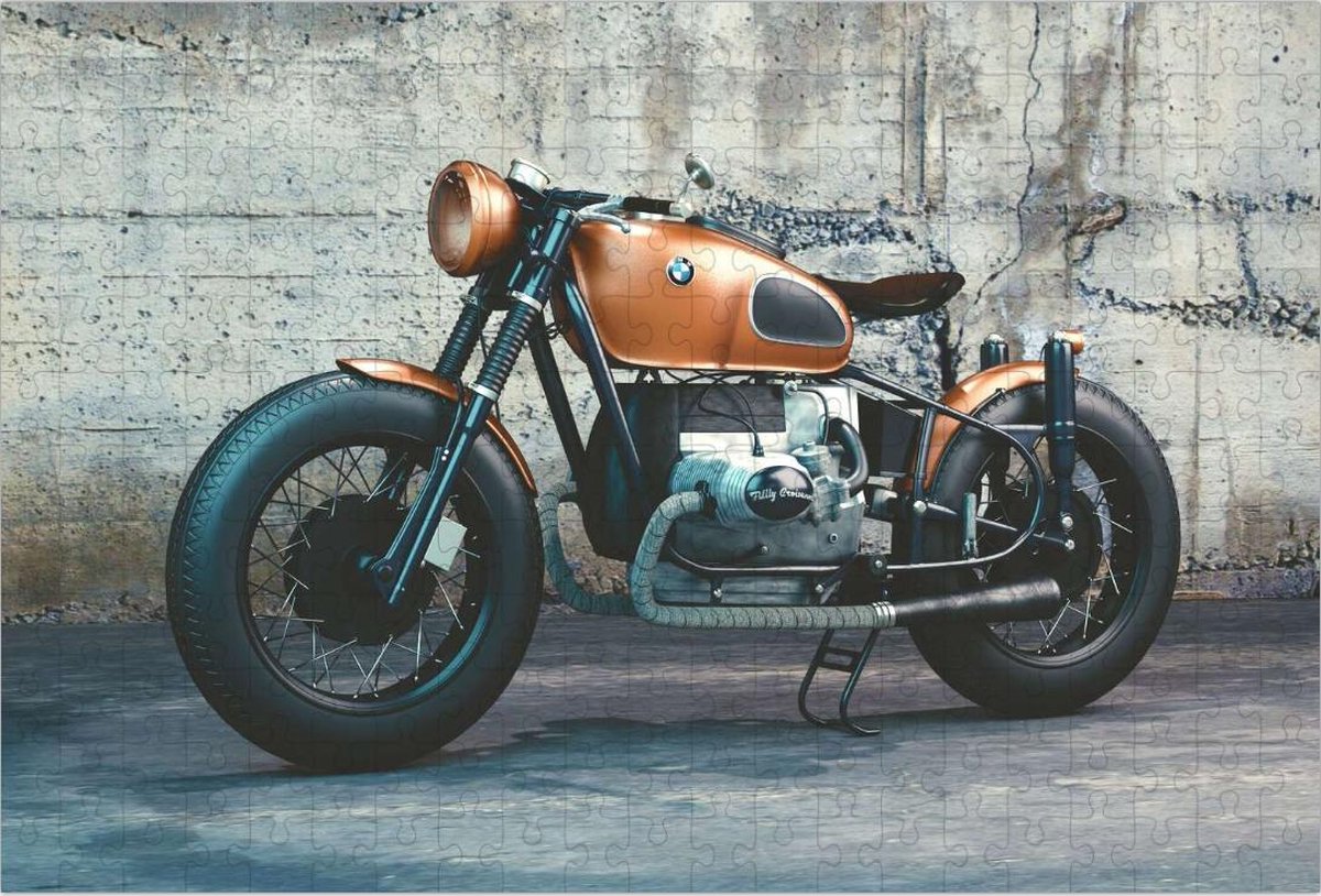 Motor van BMW - Legpuzzel 252 Stukjes | BMW - Motorfiets - Puzzel