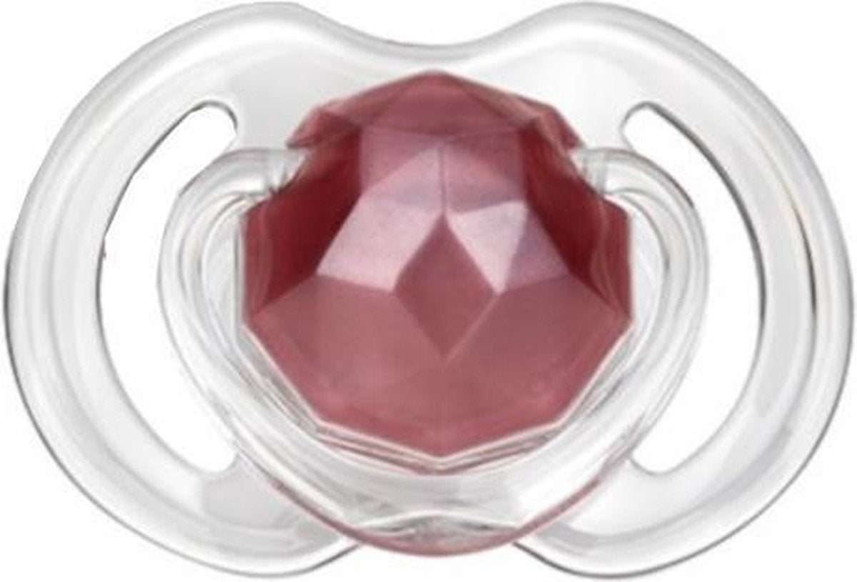 Nuby Fopspeen Little Gems Tritan Junior 13 Cm Roze