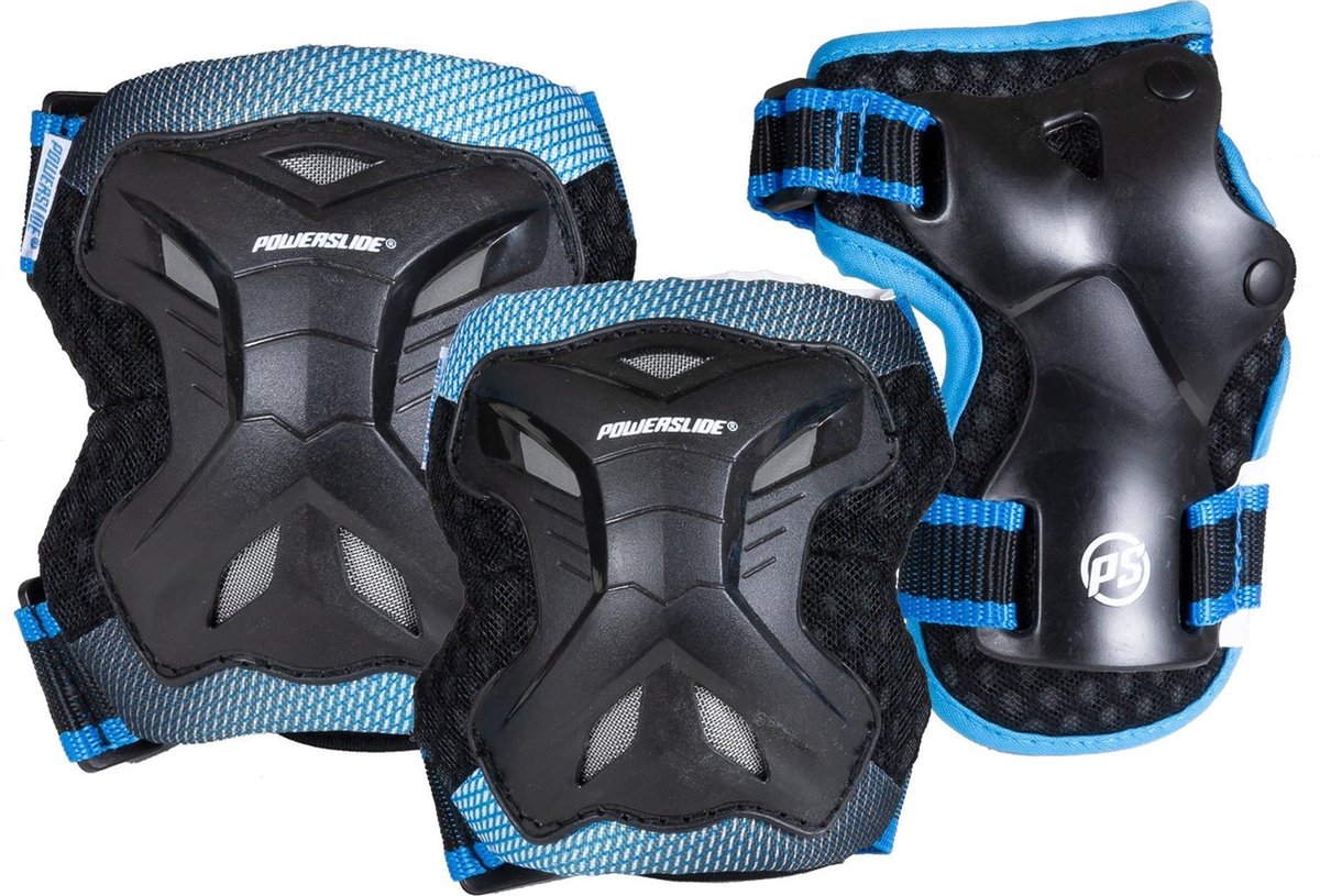 Powerslide Kids Pro-beschermset Jongens Blauw Maat Xs