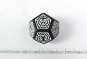 D12 Hit location Dice - Zwart