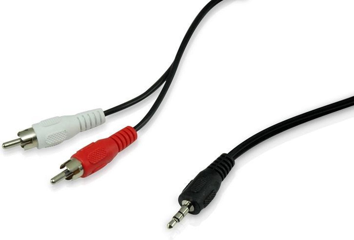 Conceptronic 3.5 mm - RCA 5m audio kabel 2 x RCA 3.5mm Zwart