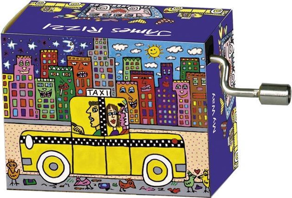 Muziekdoosje kunstenaars Rizzi If you taka a taxi