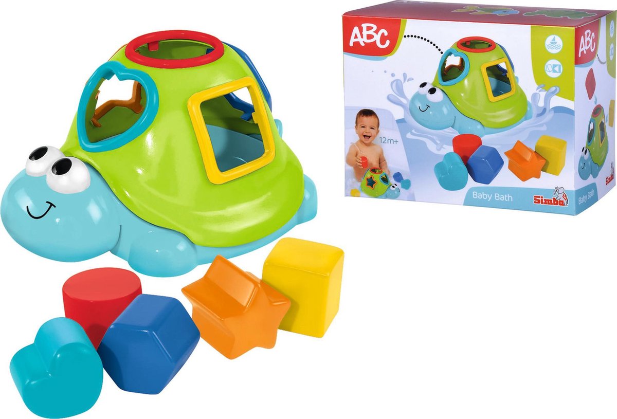 ABC Drijvende Schildpad met Vormen