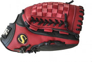 SAF Pro Staff Gold Honkbal Handschoen - Black/Red - 12