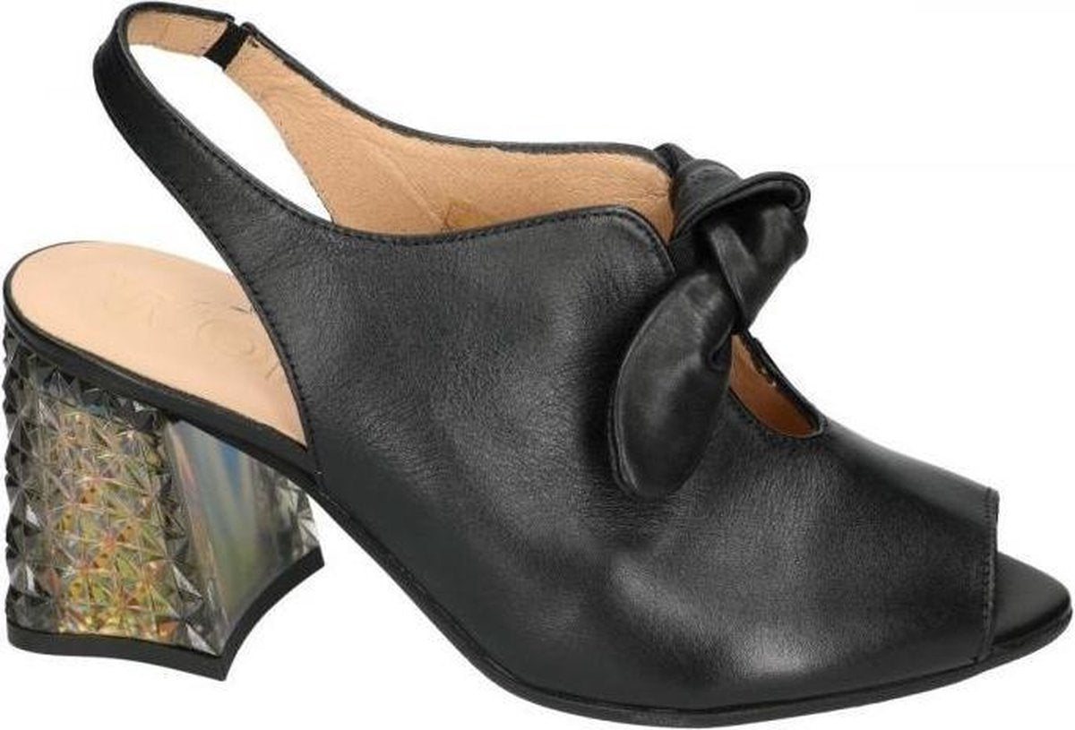 Wonders -Dames -  zwart - sandalen - maat 38