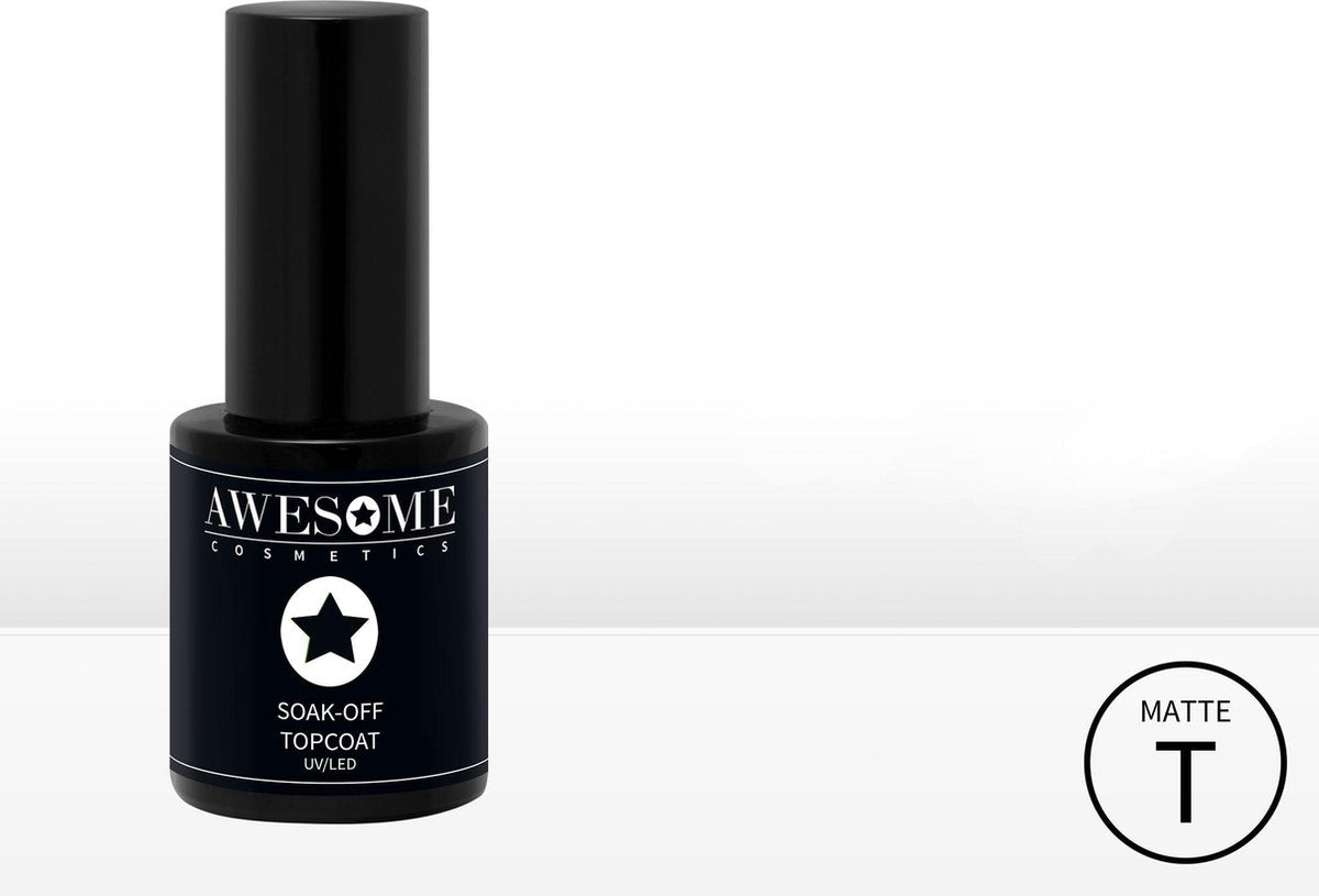 Awesome Matte Top Coat Gelpolish - Gellak - Gel nagellak - UV & LED