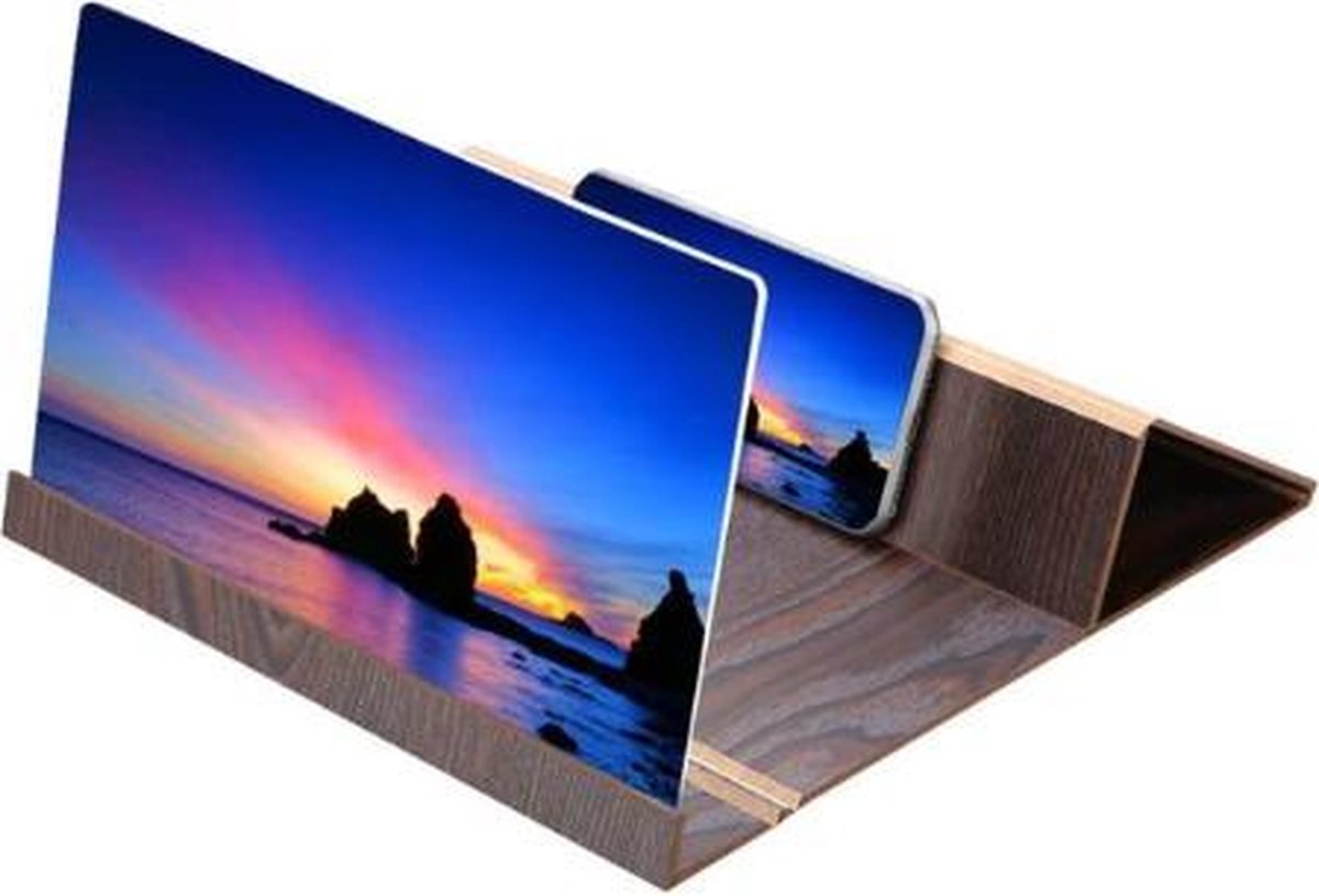 Vergrootglas voor smartphone - Donkerbruin - Geschikt voor elk type smartphone