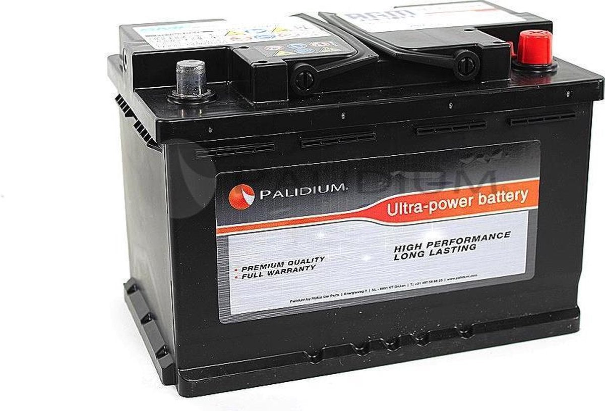 Palidium Accu 12V 70Ah AGM Start/Stop Auto Accu