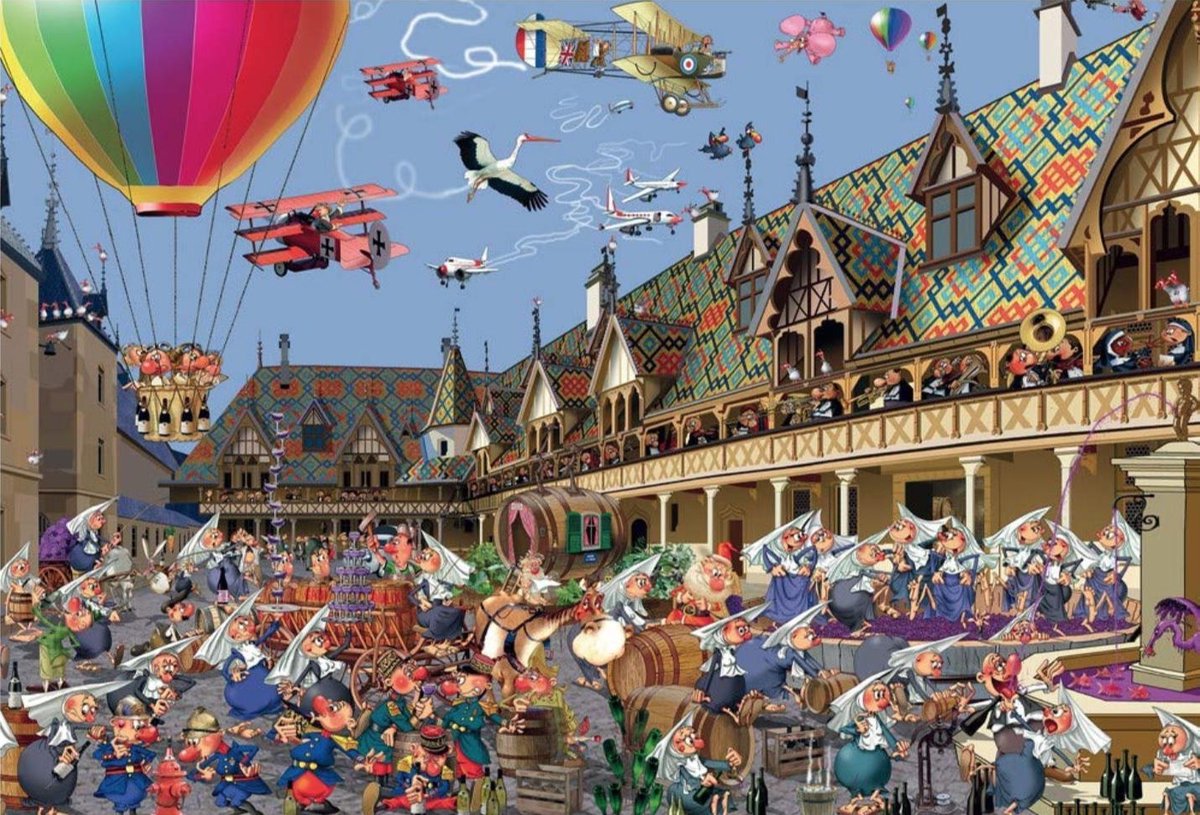 Puzzel Wijn Veiling 1000st Comic Piatnik