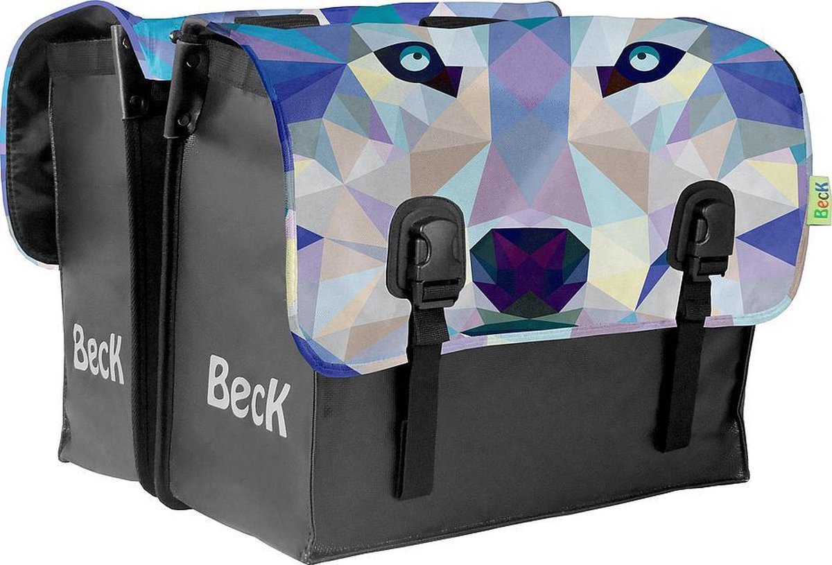 BECK Classic Wolf Dubbele Fietstas 46 Liter