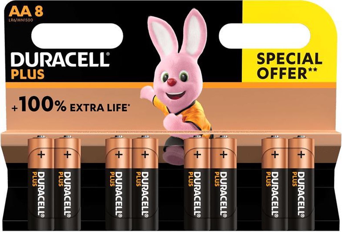 DURACELL ALKA PLUS AA X8 - SO