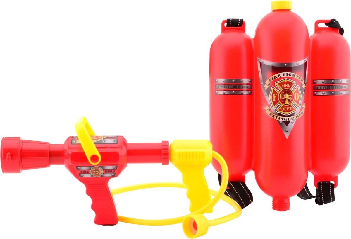 Brandweer brandblusser rugzak