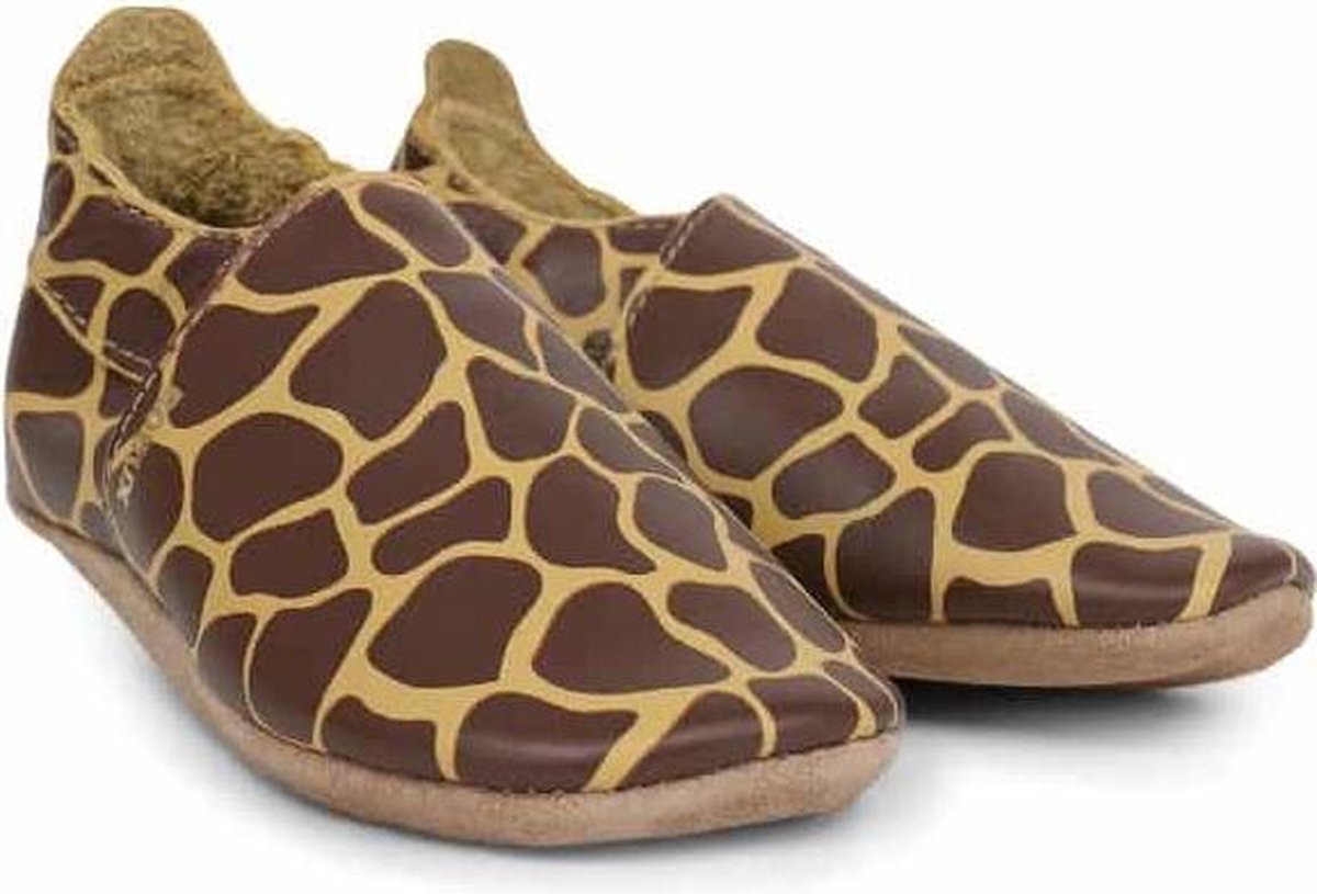 Bobux - Soft Soles - Fall Leaf Giraffe Print - Babyslofjes EU 18