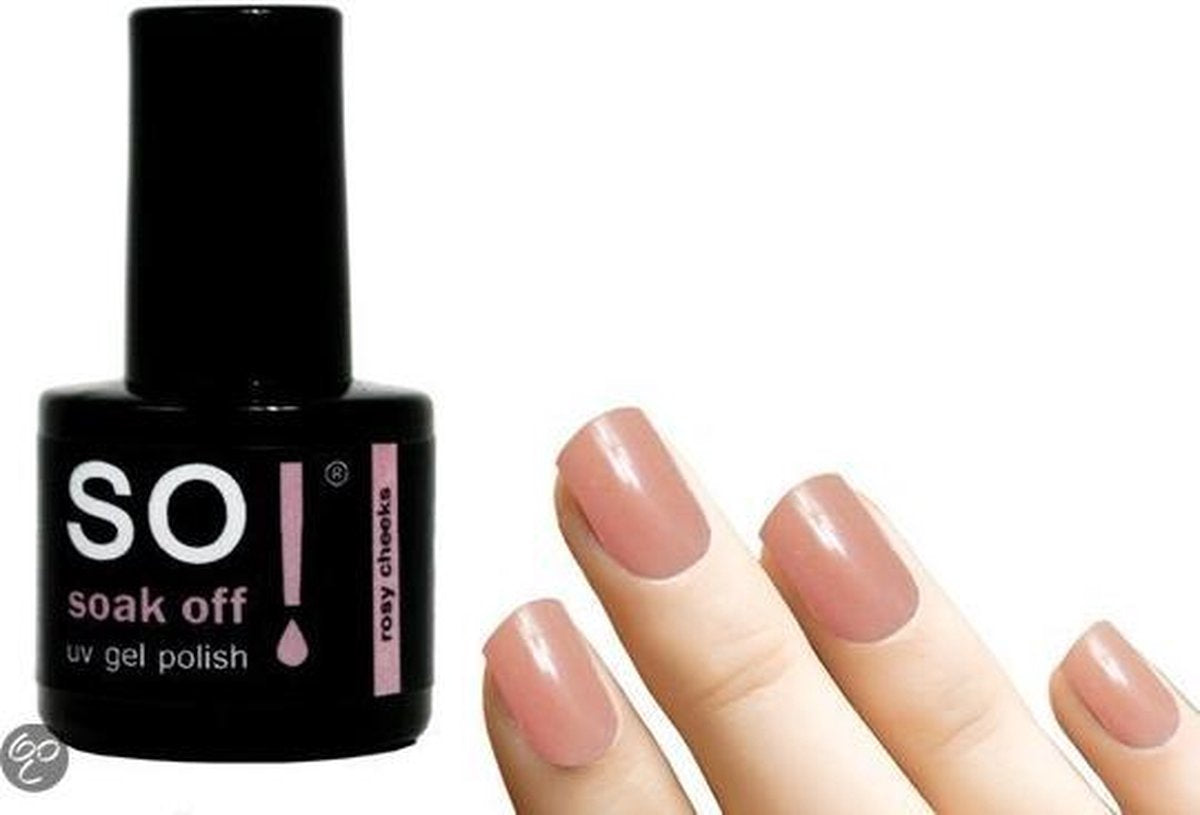 So! Soak Off - Gel nagellak - Rosy Cheeks - 8ml