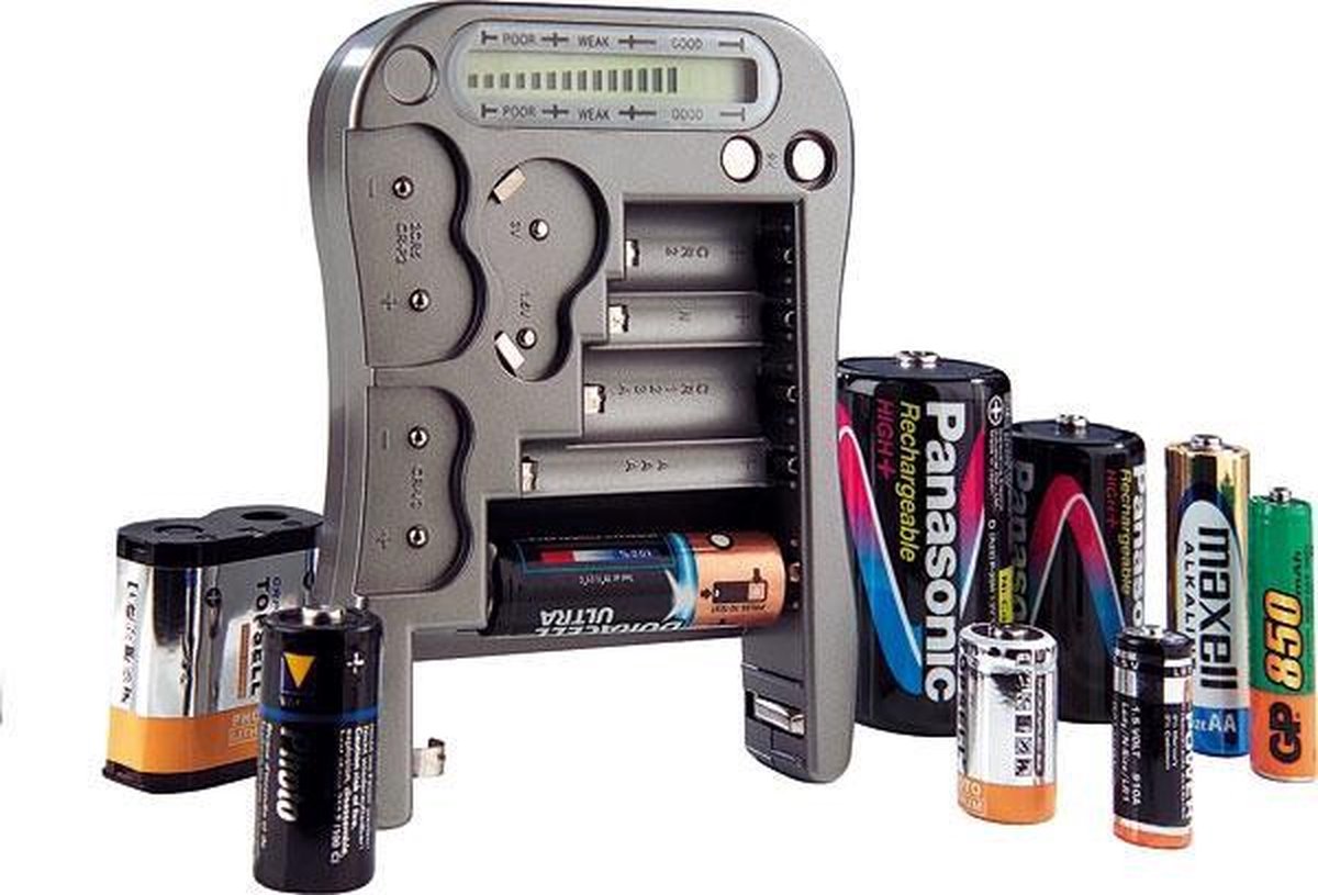Westfalia Batterijtester met LCD-scherm
