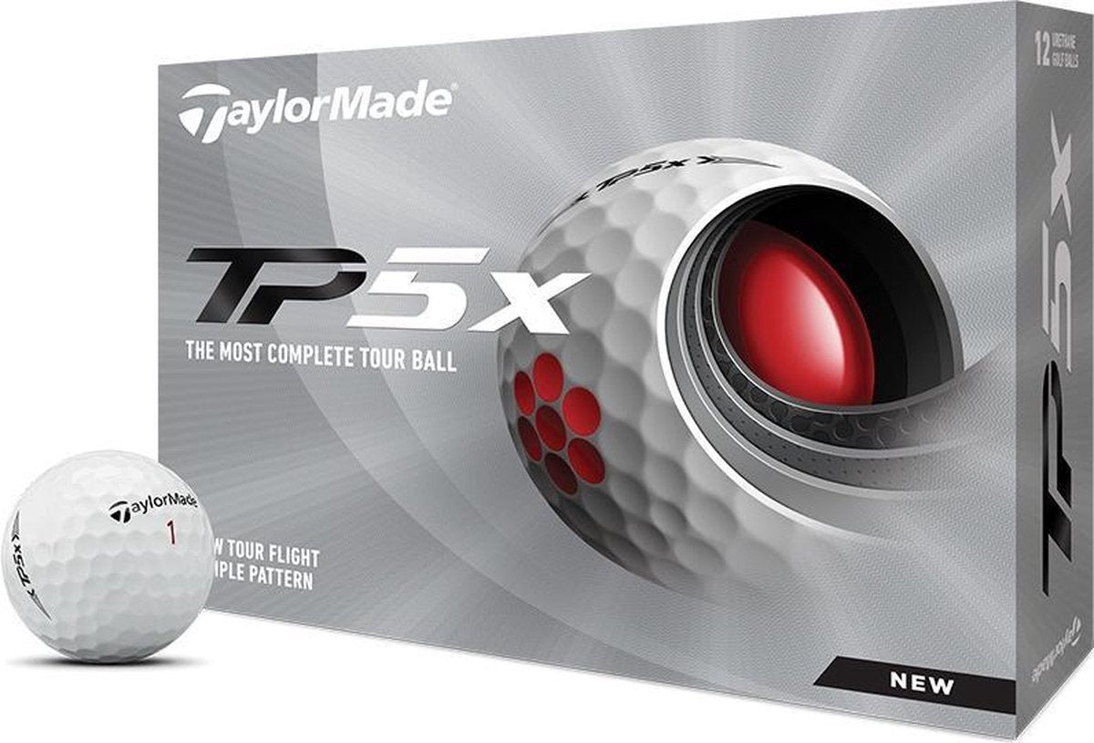 TaylorMade TP5x Golfballen 2021 - Dozijn / 12 stuks