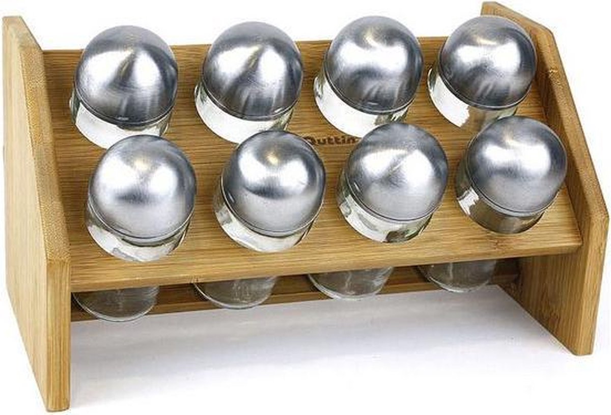 Kruidenrek van bamboe Quttin (8 pcs) (25 x 14