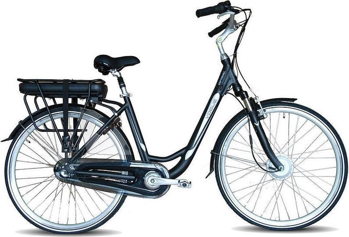 Vogue Basic - Fiets (elektrisch) - Vrouwen - Zwart - 49 cm