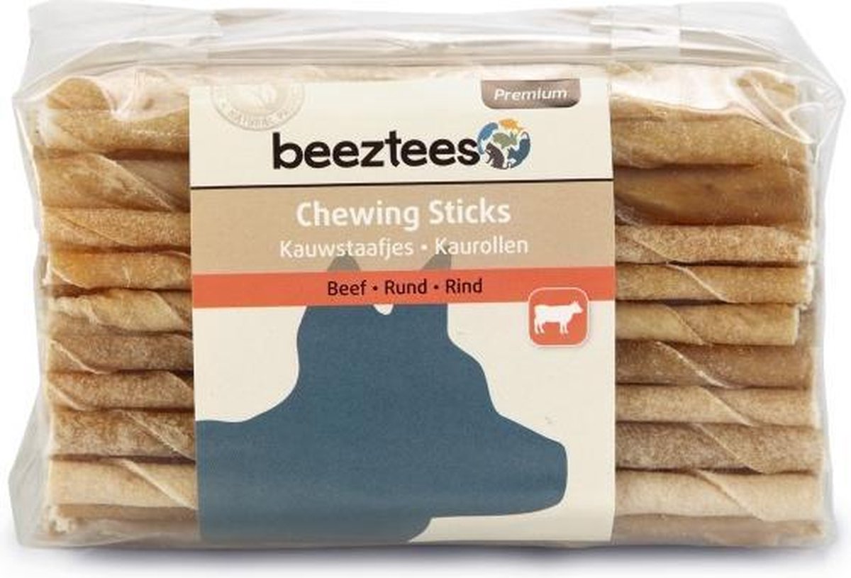 Beeztees Kauwstaafjes - Hondensnack - 7-8 mm - 100ST