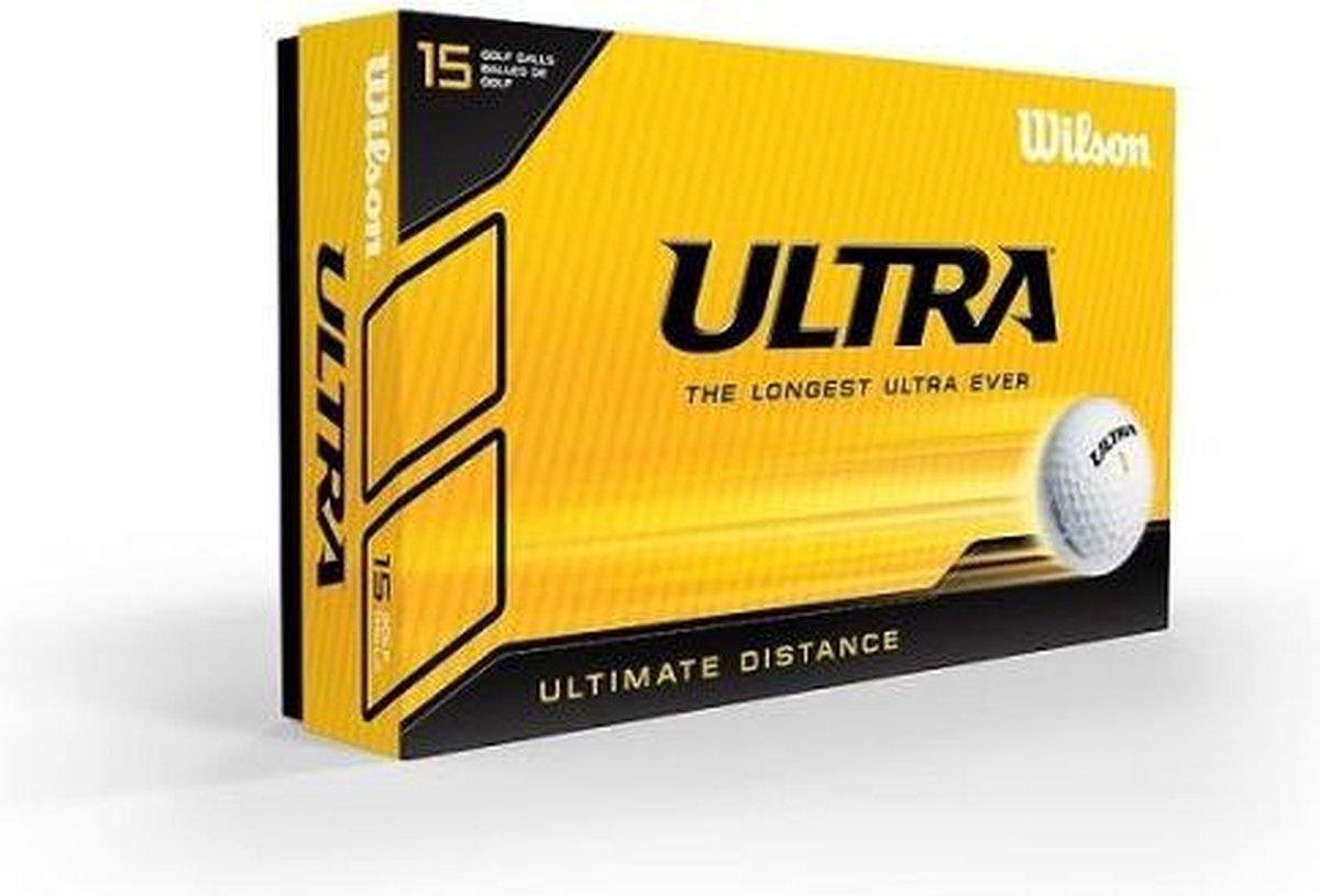 Wilson 15 Ballen Ultra WGWR 60500 golfballen wit