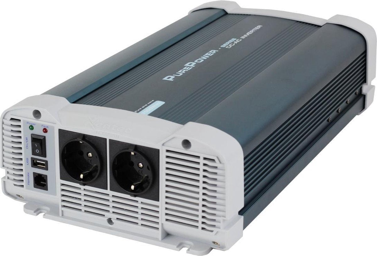 Omvormer 12V naar 230V - 3000W zuivere sinus
