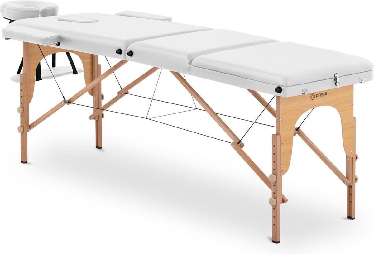 physa Massagetafel - Inklapbaar - Marseille WIT
