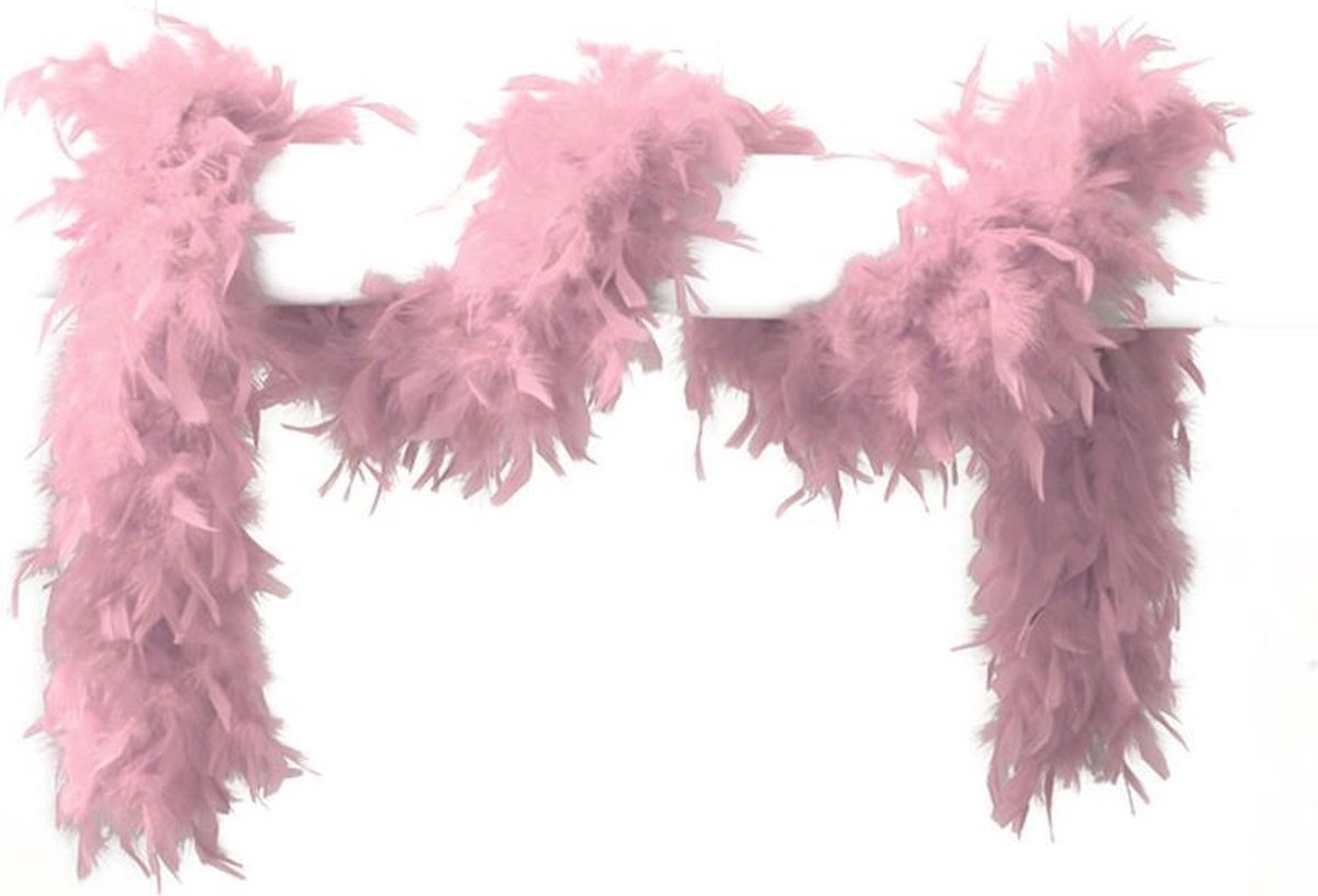 Boa roze 65gr en 180cm lang