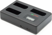ChiliPower Nikon EN-EL14 / EN-EL14a Triple Lader - Laadt 3 accu's