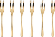 Sambonet Gebaksvorkjes Taste Goud 6 Stuks