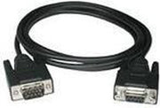C2G 15m DB9 M/F Cable seriële kabel Zwart