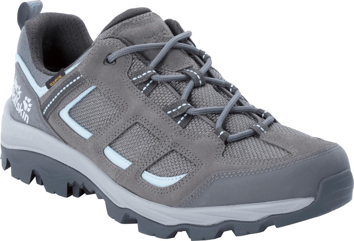 Jack Wolfskin VOJO 3 TEXAPORE LOW W - tarmac grey / light blue - Vrouwen - Maat 42