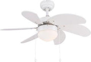 Plafondventilator Globo Rivaldo - Wit