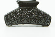 Haarklem hoog strass zwart