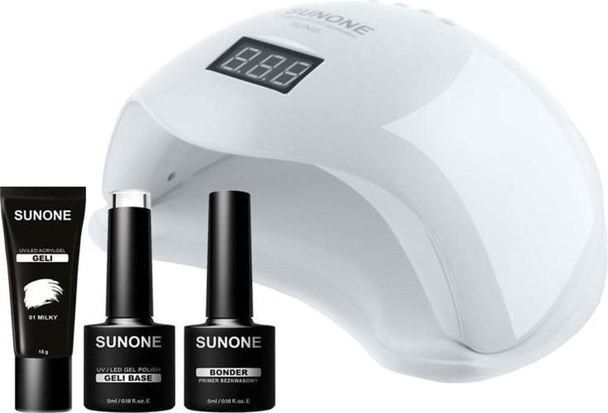 SUNONE Polygel & Acrylgel Start Set - Inclusief SUN5 Nagellamp G01