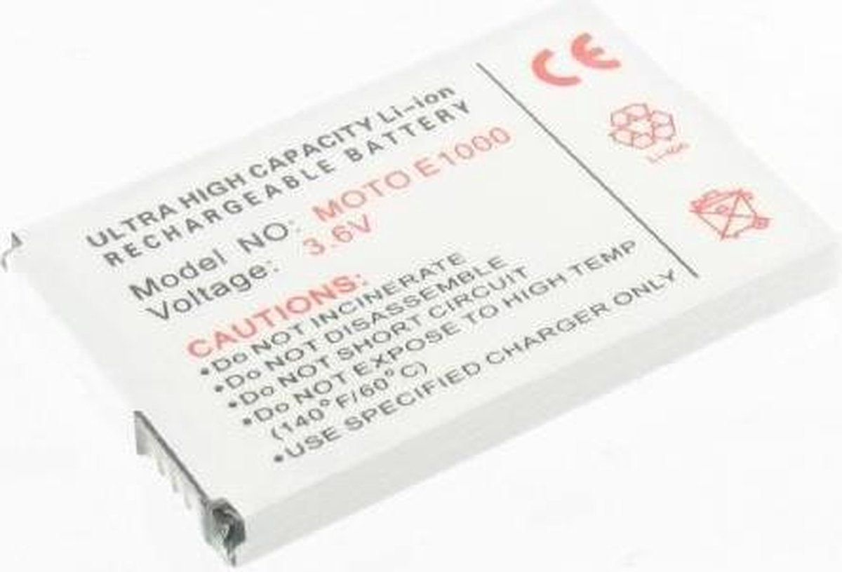 Accu Batterij voor Motorola E1000