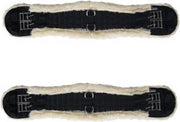 Dressuursingel Horka textiel met bont maat 70cm