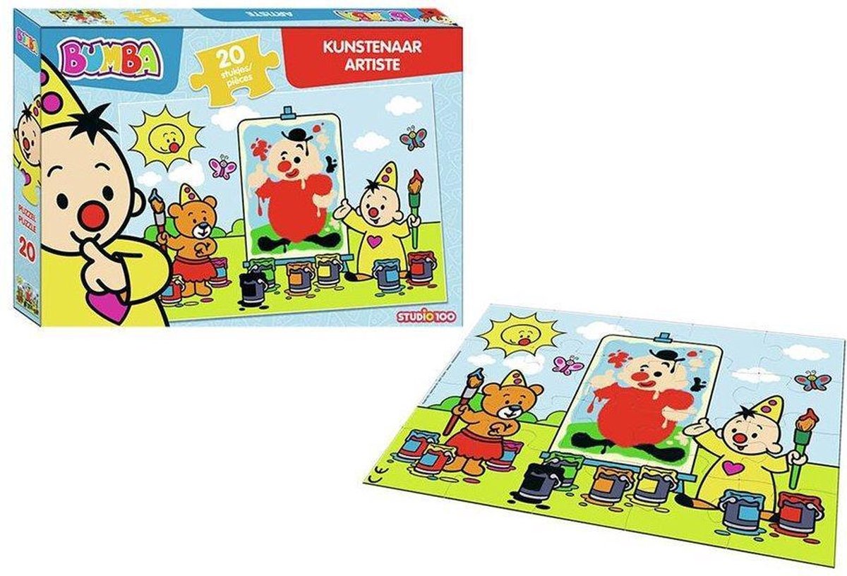 Bumba Puzzel Kunstenaar 20 Stukjes