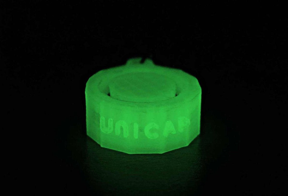 UniCap - Groen glow in the dark - Festival dop - Festivaldop