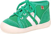 Gympen - gymschoenen - jongens/meisjes - textiel/leer - groen - maat 23