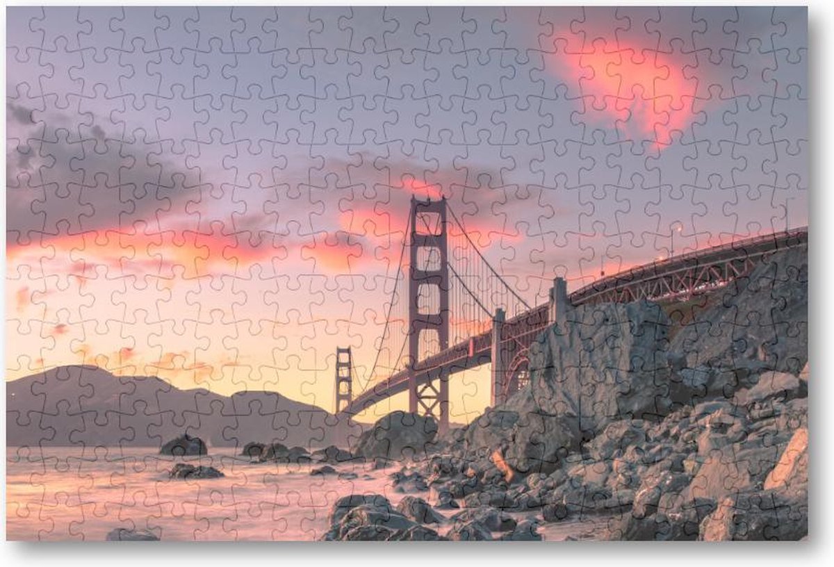 Golden gate bridge - zonsondergang - San Francisco