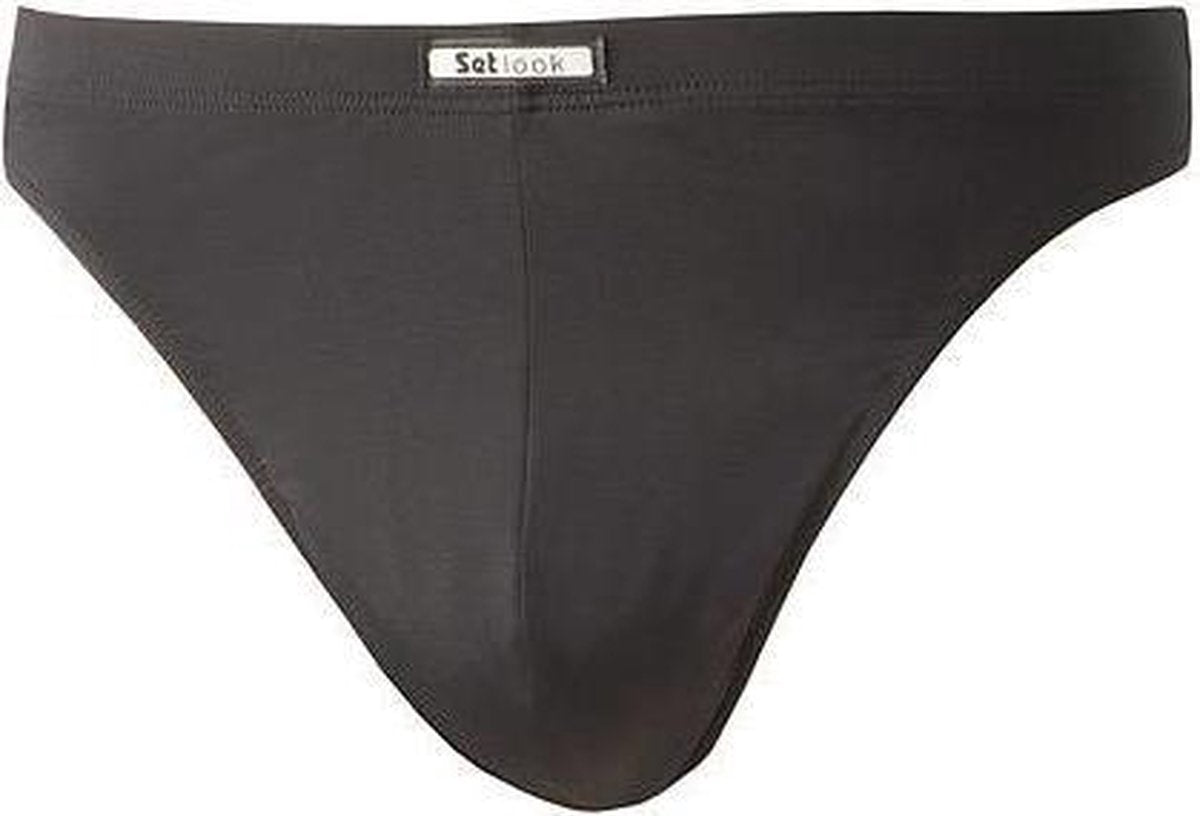 Set Look heren string micro 1478  - L  - Zwart