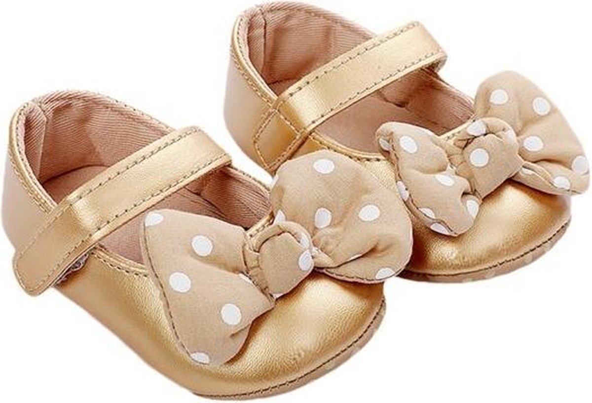 Kinderschoenen Meisjes - Prinsessen Schoenen -  Babyschoenen - Baby schoentjes Meisje - Magic Prewalker - Goud - Maat 21 - 12-18 maanden