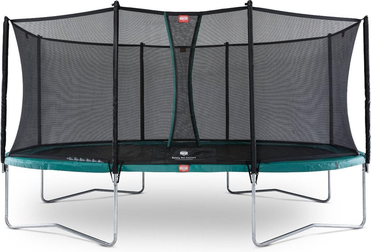 Trampoline BERG Grand Favorit Regular 520 x 345 Green + Safety Net Comfort